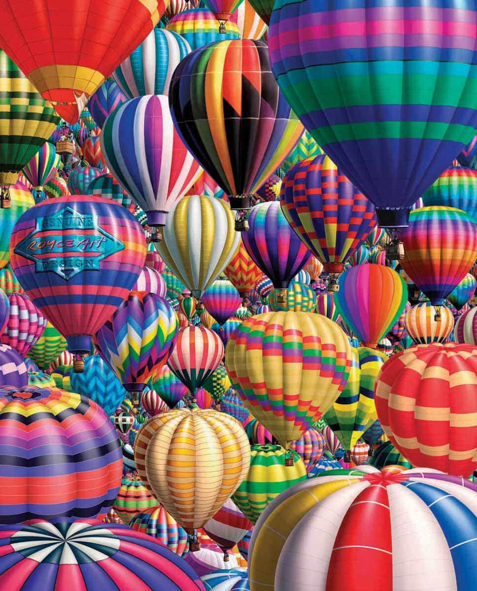 Hot Air Balloons 1000 Pieces White Mountain Serious Puzzles