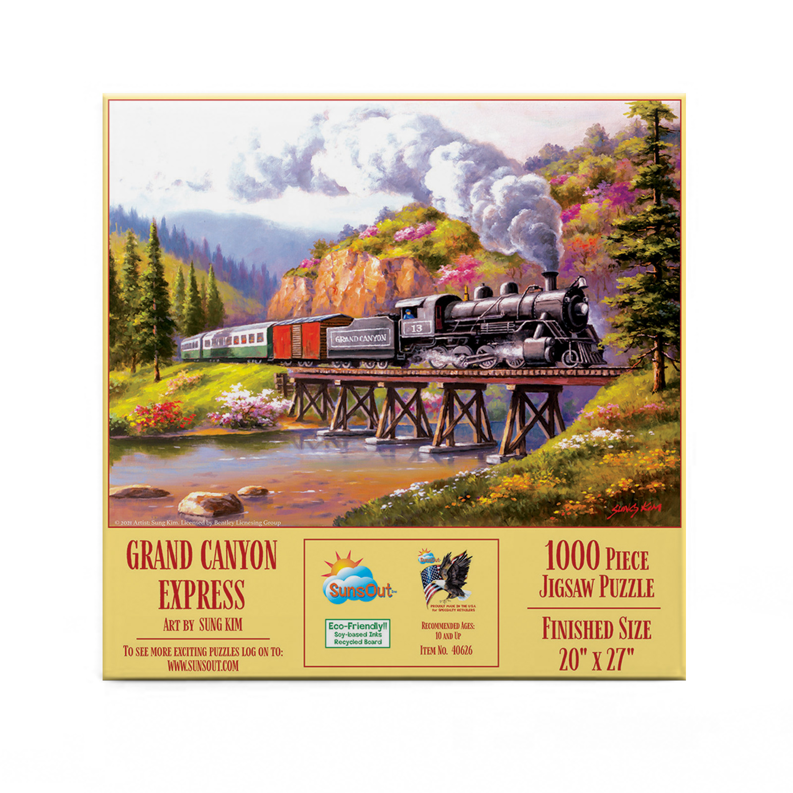 Grand Canyon Express 1000 Pieces SunsOut Serious Puzzles