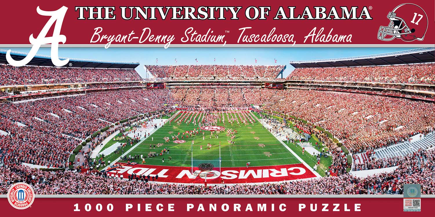 The University Of Alabama Panoramics End Zone Pieces