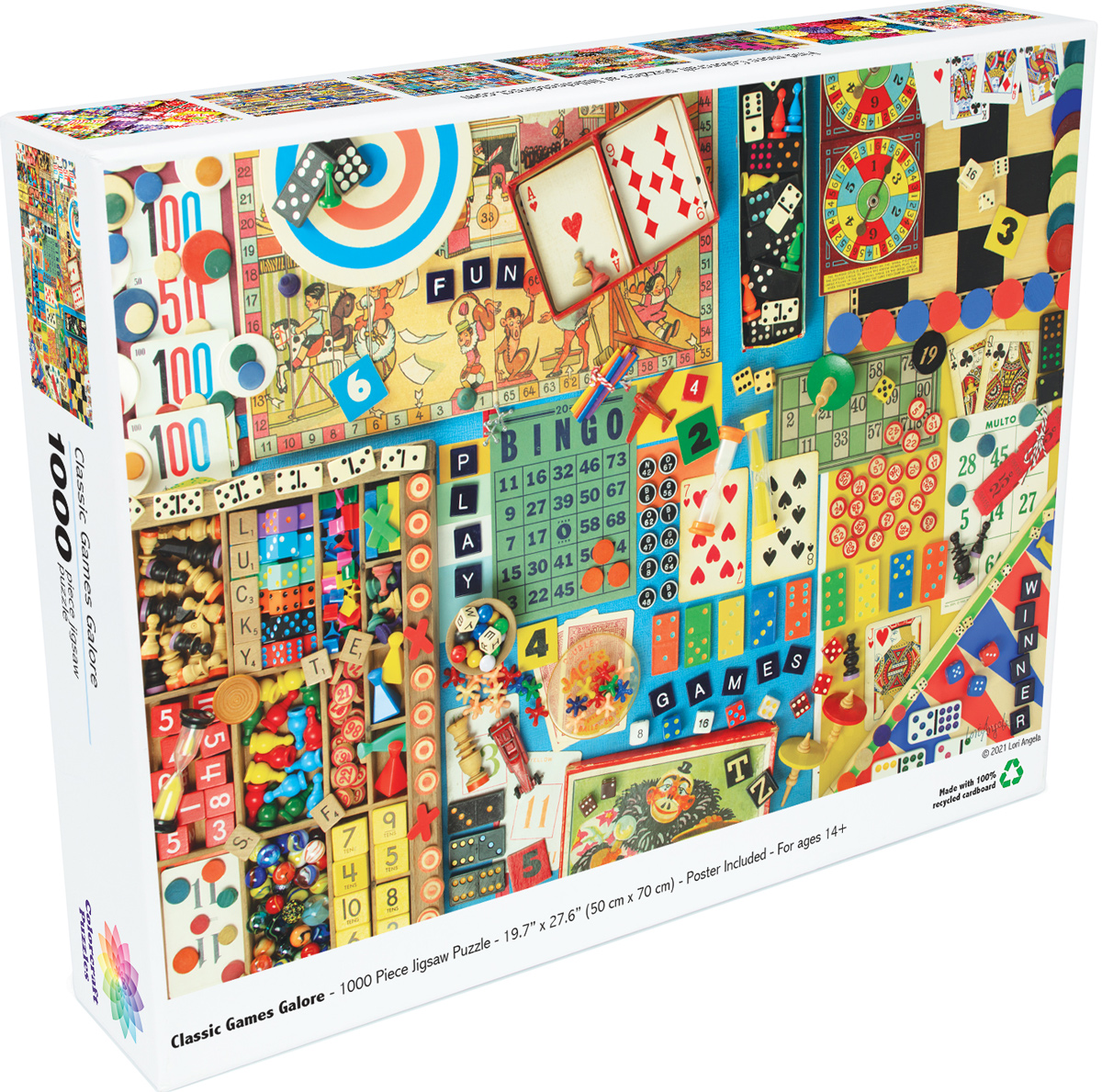 Classic Games Galore Pieces Colorcraft Serious Puzzles