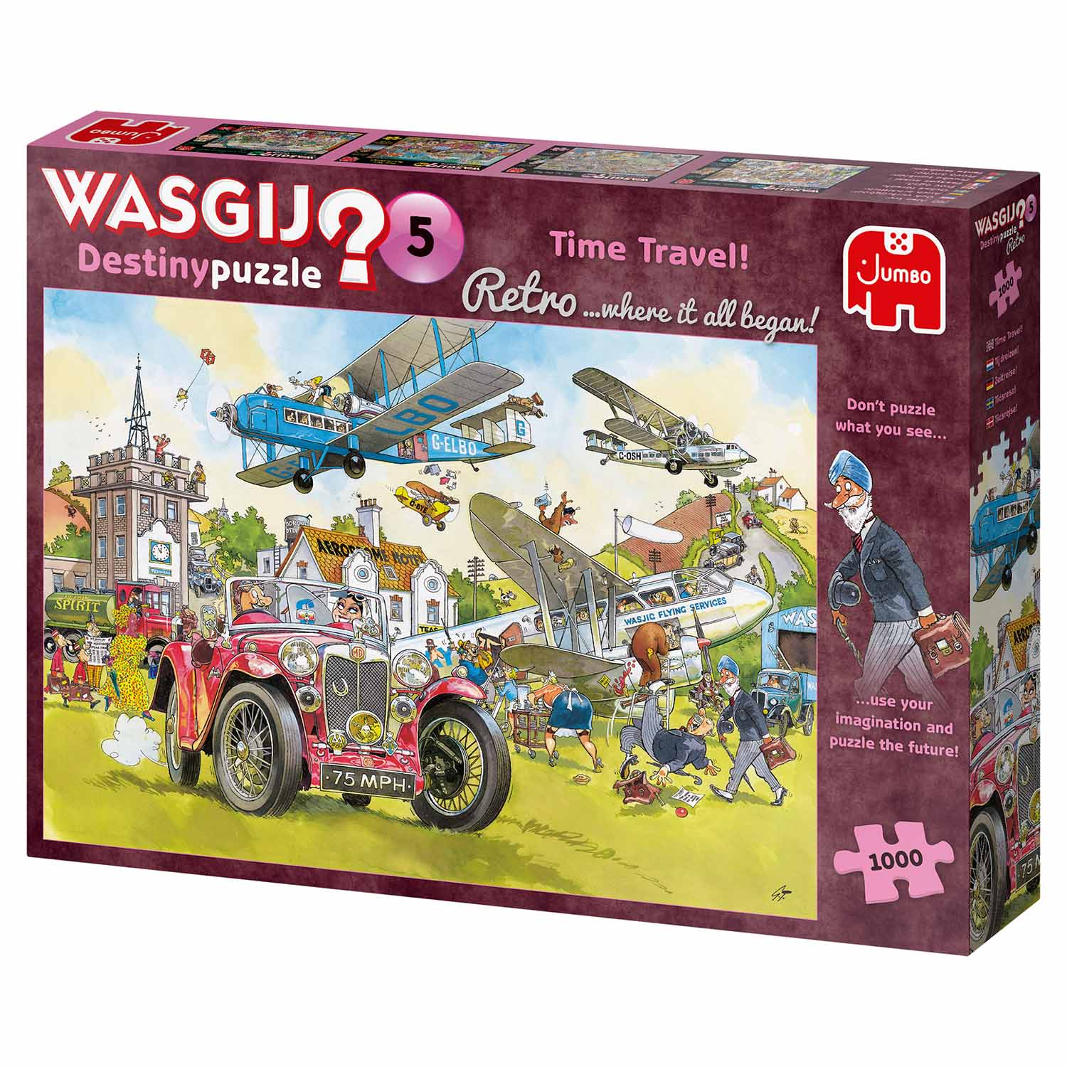 Wasgij Retro Destiny 5 Time Travel 1000 Pieces Jumbo Serious Puzzles