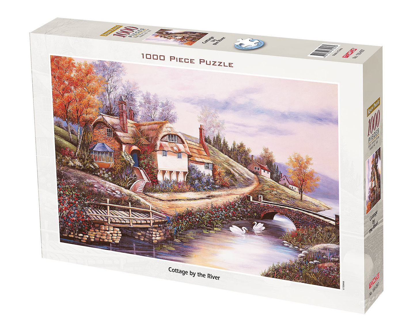 Cottage By The River, 1000 Pieces, Tomax Puzzles | Serious Puzzles