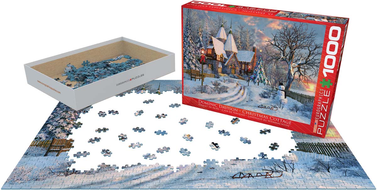 Christmas Cottage, 1000 Pieces, Eurographics | Serious Puzzles