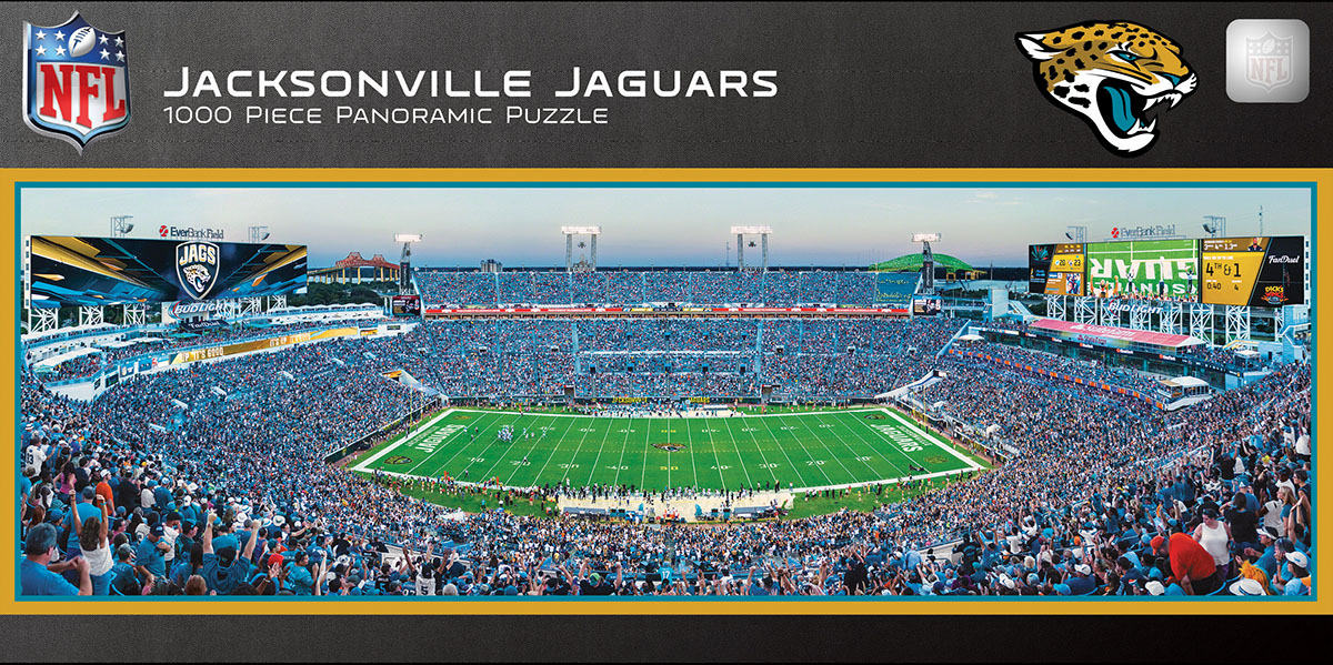 Jacksonville Jaguars NFL Stadium Panoramics Center View, 1000 Pieces ...