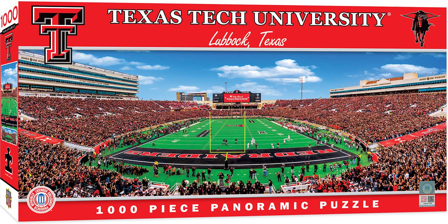 Texas Tech Red Raiders NCAA Stadium Panoramics End View, 1000 Pieces ...