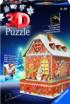Gingerbread House Night Edition Christmas 3D Puzzle