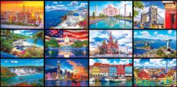 Kodak World's Largest Puzzle – 27 Wonders of the World Travel Jigsaw Puzzle