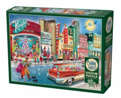 Vintage Main Street Nostalgic & Retro Jigsaw Puzzle