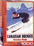 Banff and Lake Louise Ski Areas Nostalgic & Retro Jigsaw Puzzle