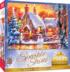 Snowman Cottage Winter Glitter / Shimmer / Foil Puzzles