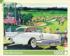 On the Green - 1957 Oldsmobile Super 88 Car Jigsaw Puzzle