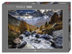 Jigsaw Puzzle Clear Stream and Hotaka Mountain Range Nagano (1000 Pieces)