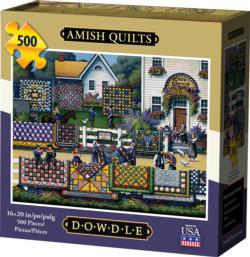 Amish Quilts Quilting & Crafts Jigsaw Puzzle