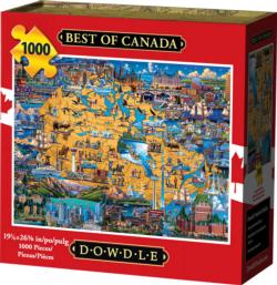 Best of Canada Maps & Geography Jigsaw Puzzle