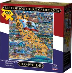 Best of Southern California Maps & Geography Jigsaw Puzzle