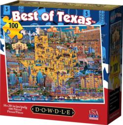 Best of Texas Maps & Geography Jigsaw Puzzle