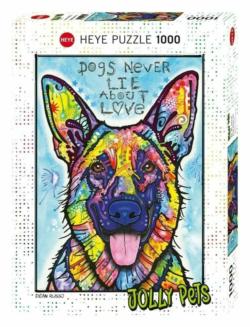 Dogs Never Lie Dogs Jigsaw Puzzle