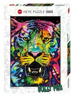 Wild Tiger Contemporary & Modern Art Jigsaw Puzzle