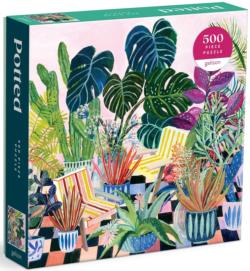 Potted Flower & Garden Jigsaw Puzzle