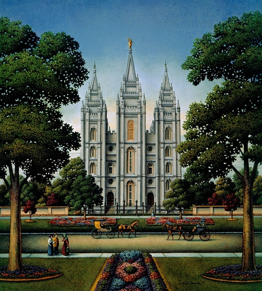 Salt Lake Temple Religious Jigsaw Puzzle