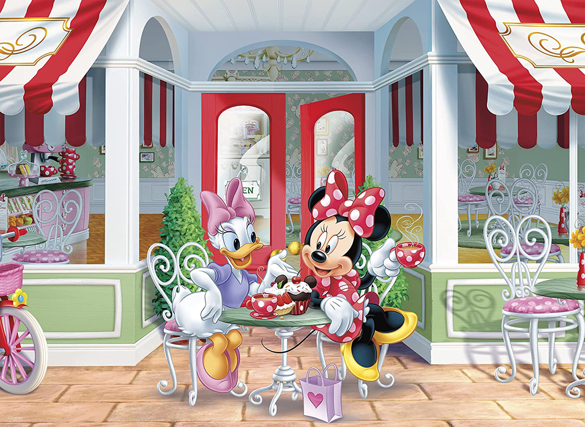 Minnie and Daisy Café Disney Jigsaw Puzzle
