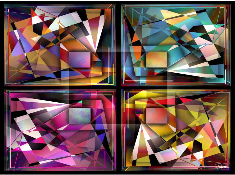 Bling Bling Abstract Abstract Jigsaw Puzzle