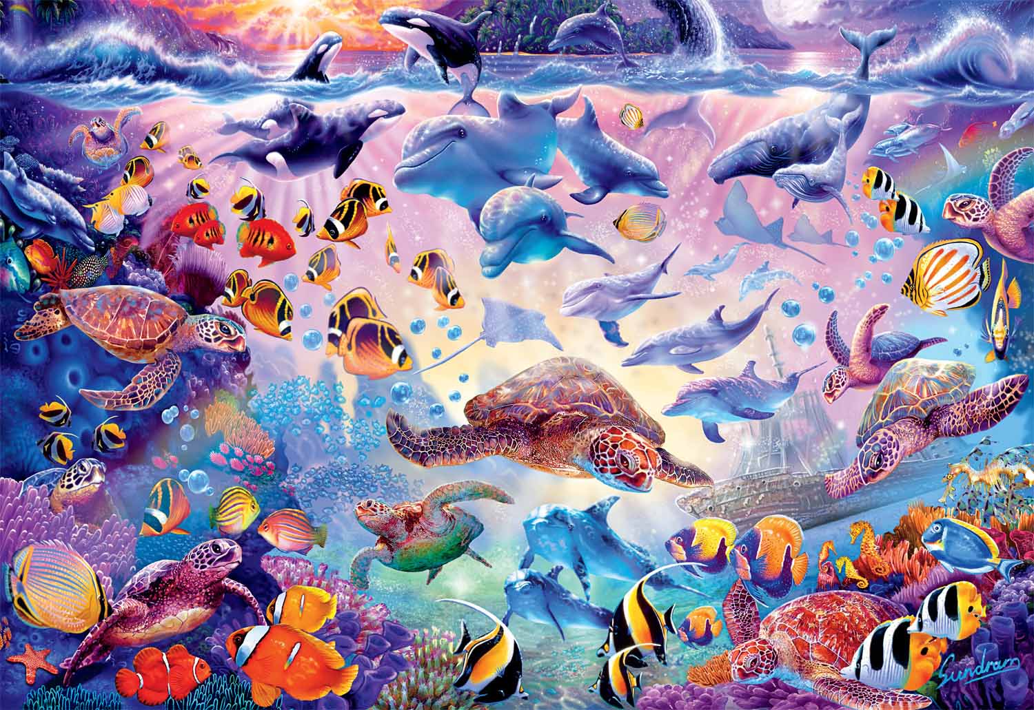 Ocean Majesty Sea Life Jigsaw Puzzle