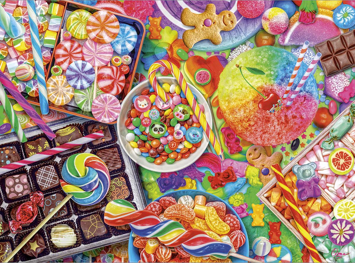 Candylicious Candy Jigsaw Puzzle
