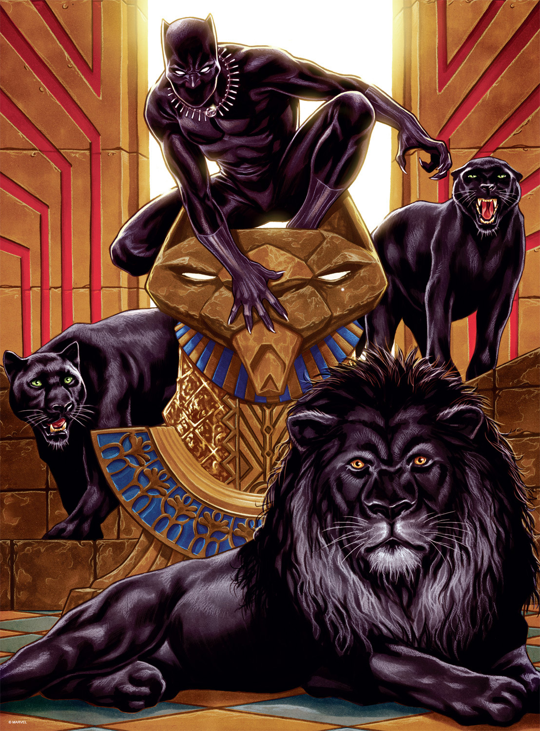 Black Panther (Vol. 6) #1 Variant Movies & TV Jigsaw Puzzle