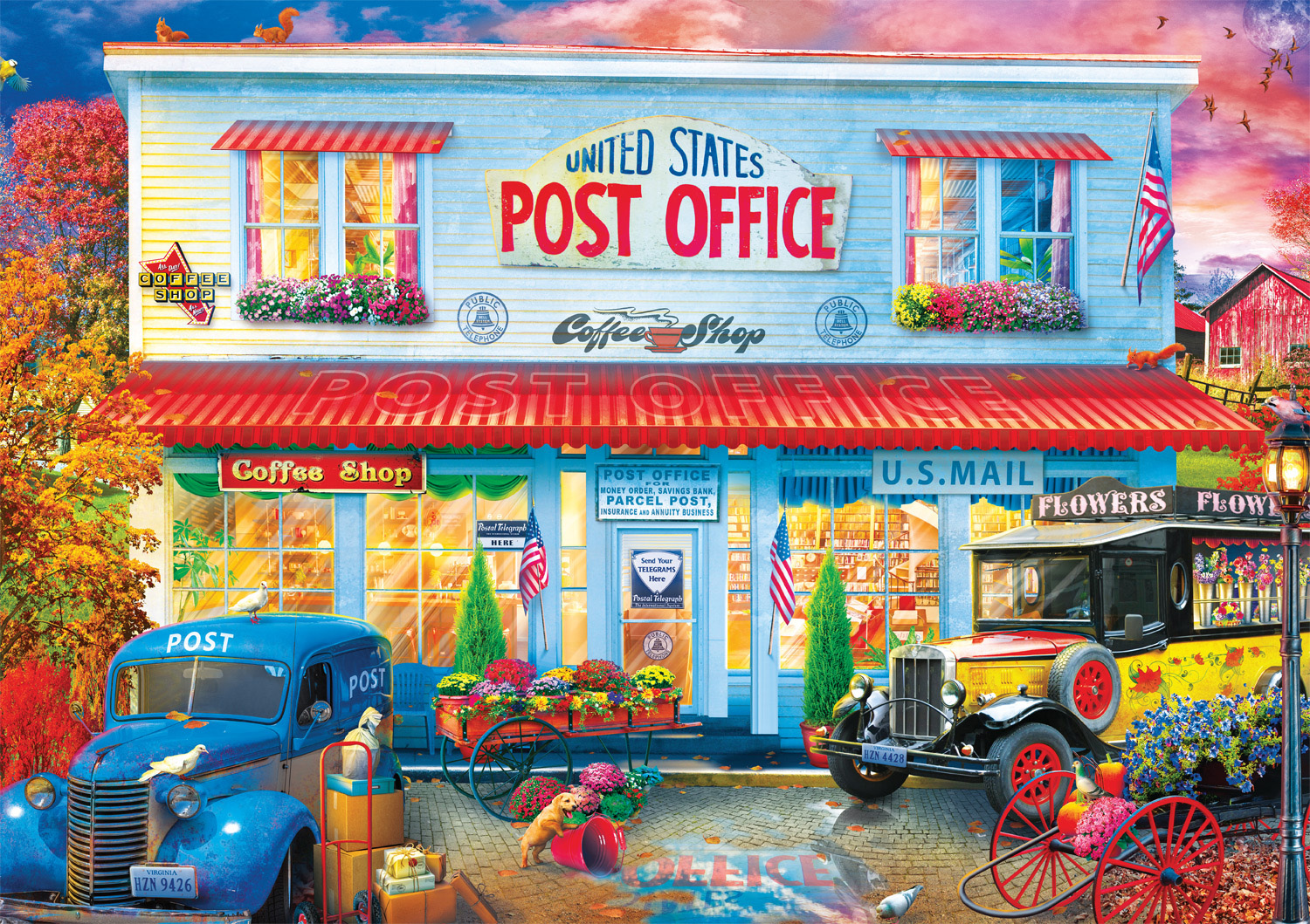 Country Delivery Vehicles Jigsaw Puzzle