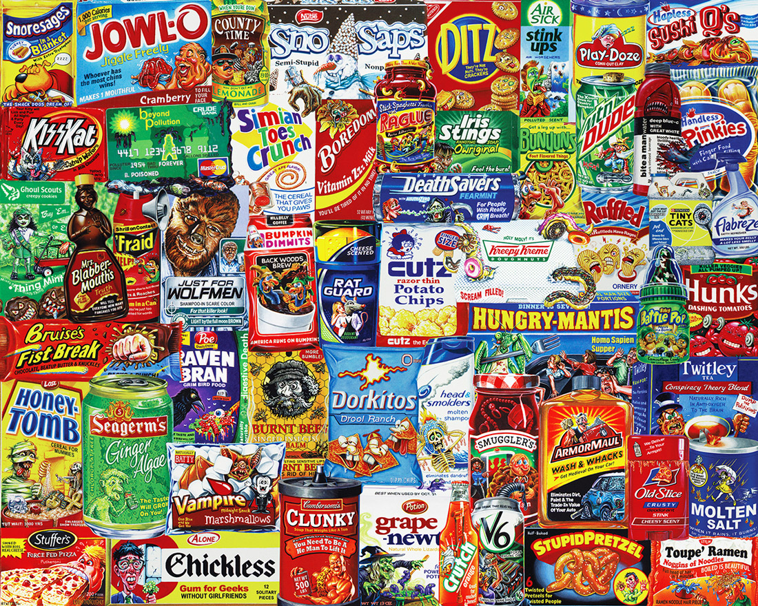 Looney Labels Food and Drink Jigsaw Puzzle