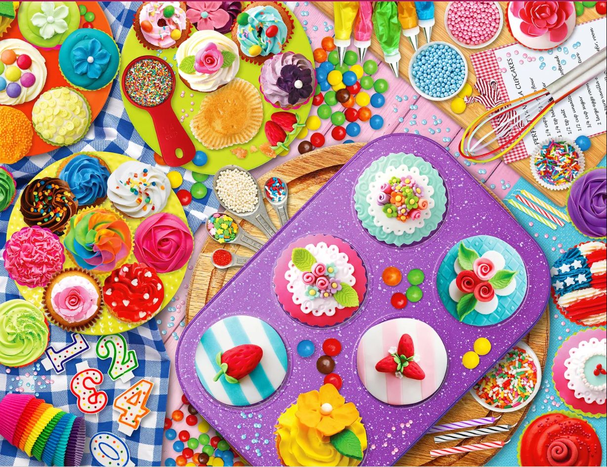 Cupcake Chaos Easter Jigsaw Puzzle