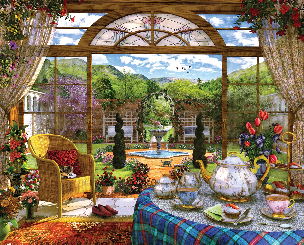 The Conservatory Around the House Jigsaw Puzzle