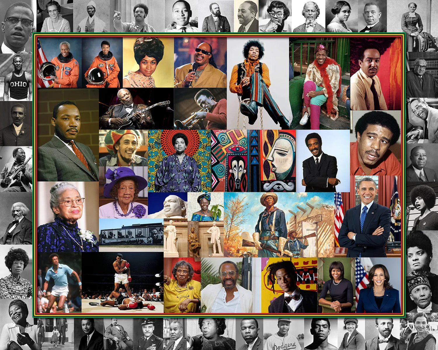 Heroes of History People Of Color Jigsaw Puzzle