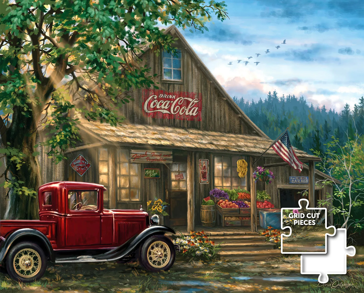 Country General Store Nostalgic & Retro Jigsaw Puzzle