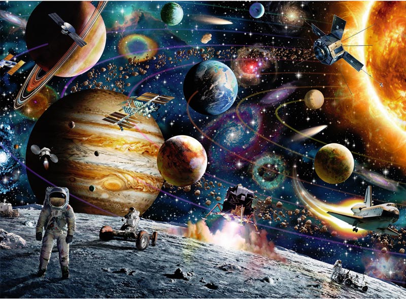 Outer Space Space Jigsaw Puzzle
