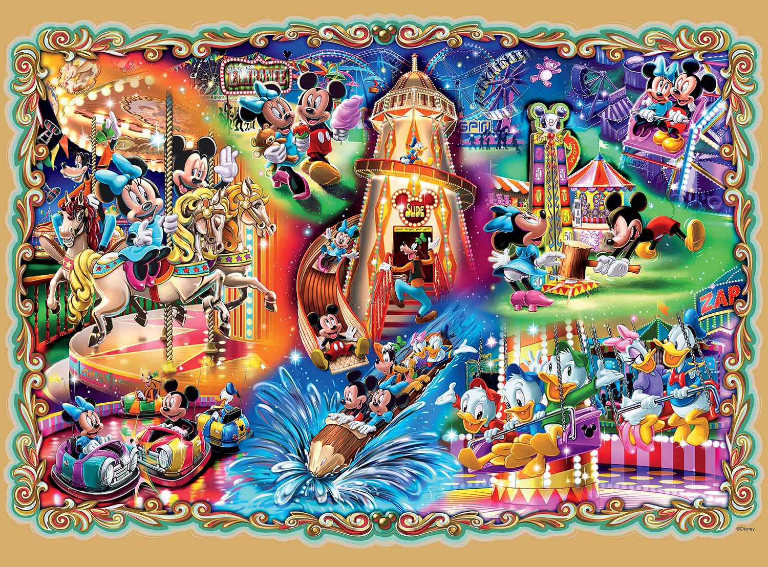 Silver: Mickey's Carnival Disney Jigsaw Puzzle