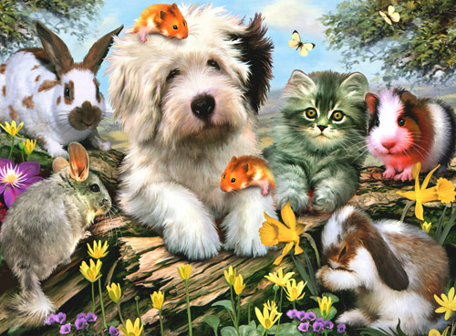 Furry Friends, 500 Pieces, Clementoni | Serious Puzzles