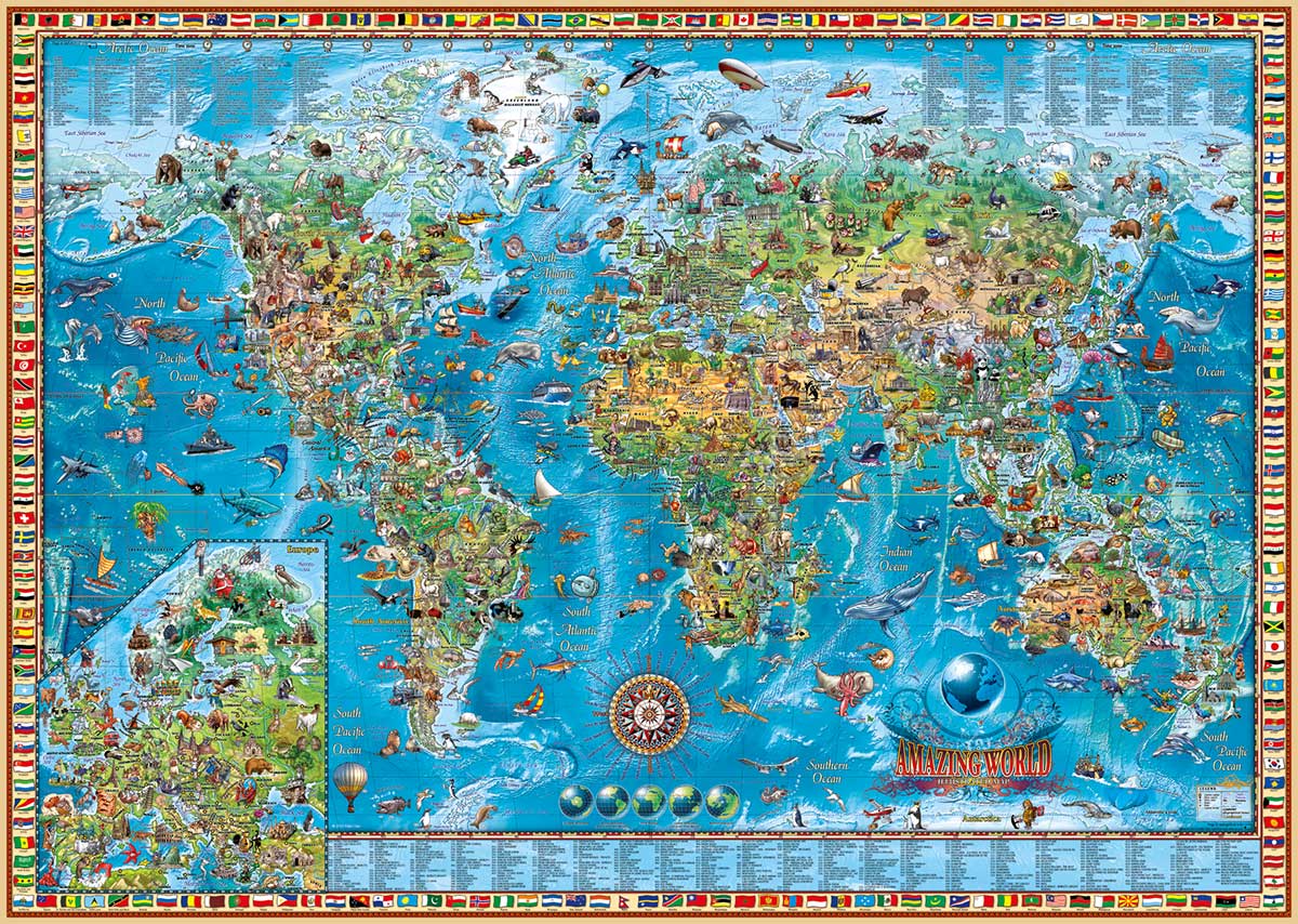 Amazing World Educational Jigsaw Puzzle