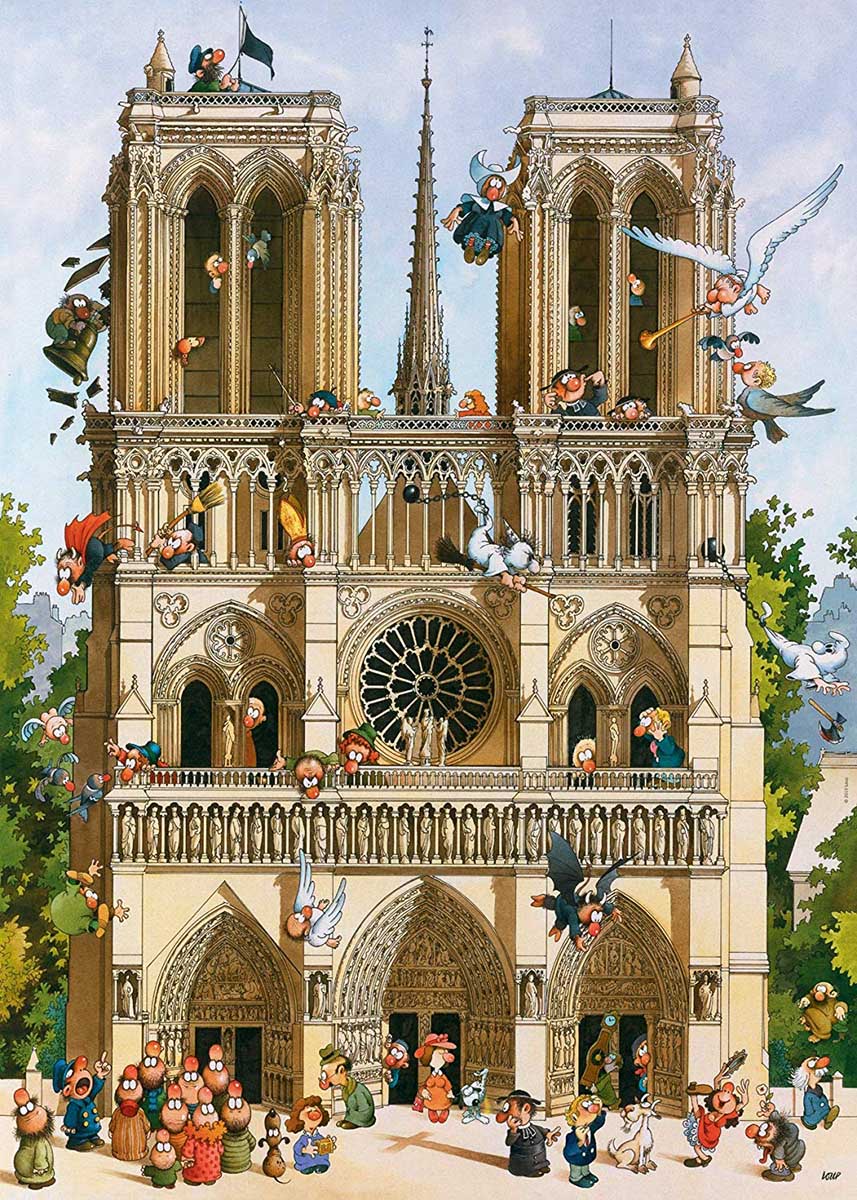 Vive Notre Dame! Religious Jigsaw Puzzle