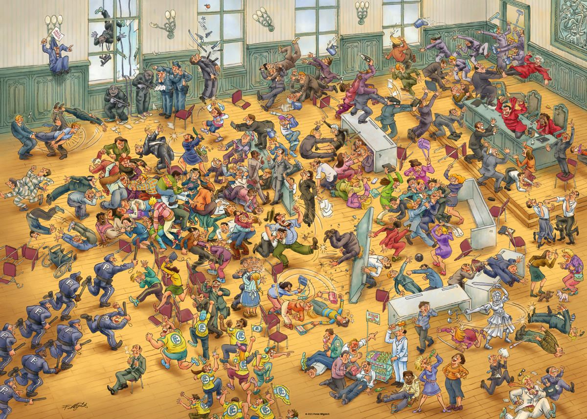 Justice For All! Humor Jigsaw Puzzle