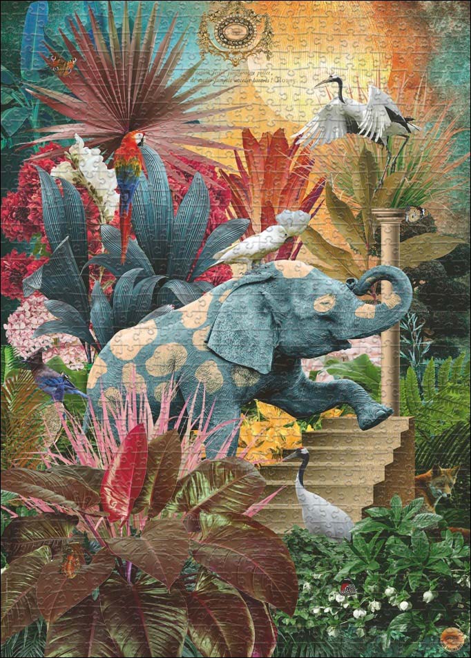 Fauna Fantasies, Elephantaisy Elephant Jigsaw Puzzle