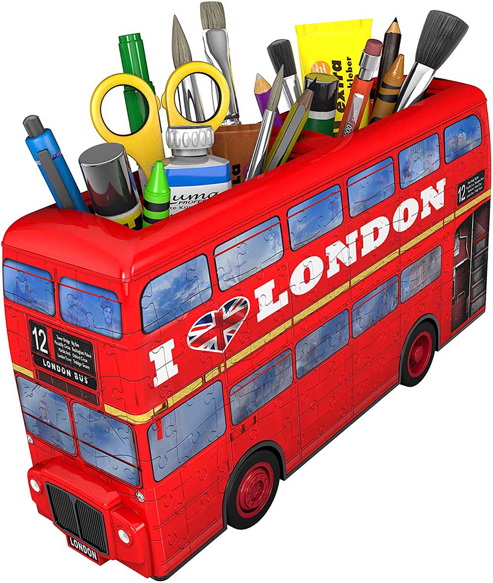 London Bus Vehicles 3D Puzzle