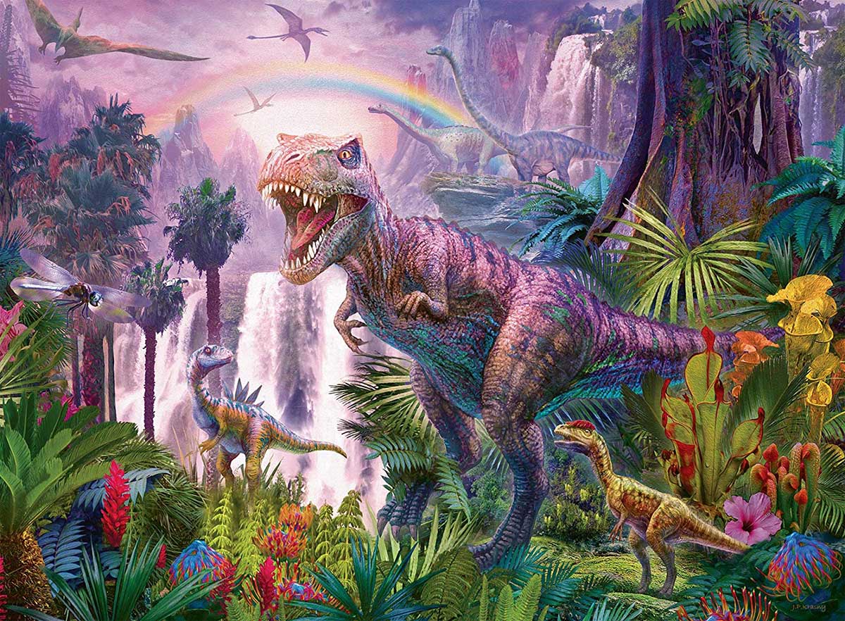 King of the Dinosaurs Dinosaurs Jigsaw Puzzle