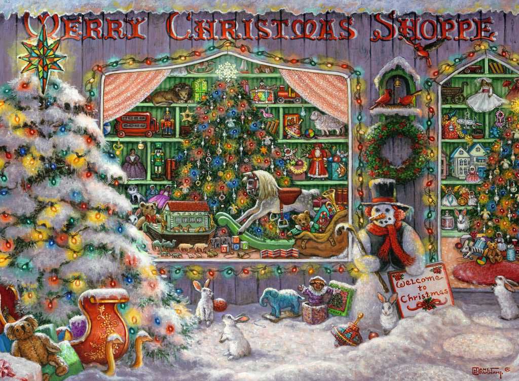 Christmas Collection 4 X 500 Piece Jigsaw Puzzle