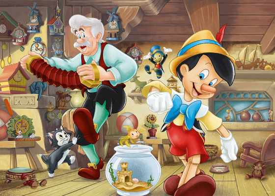 Pinocchio, 1000 Pieces, Ravensburger