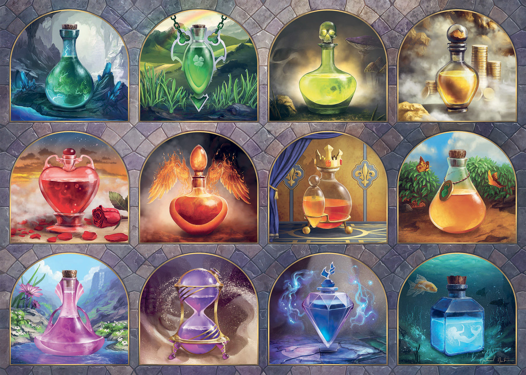 Magical Potions Fantasy Jigsaw Puzzle
