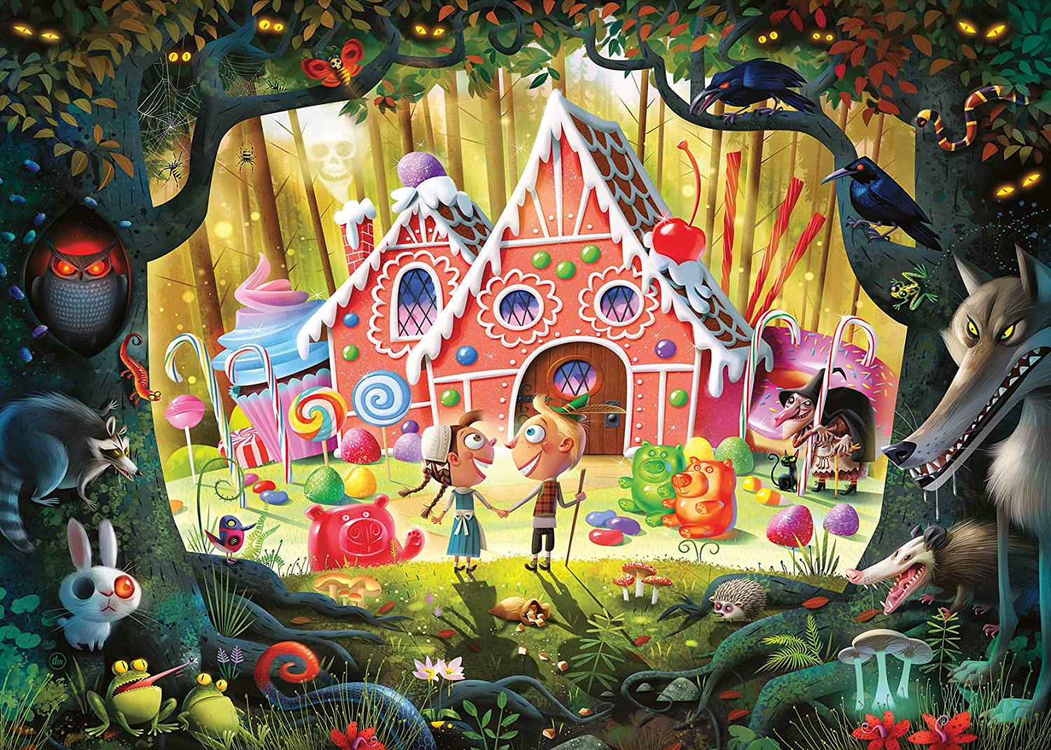 Hansel and Gretel Beware! Fantasy Jigsaw Puzzle