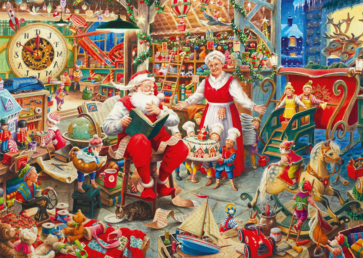 Santa's Workshop Limited Edition 2022 Christmas Jigsaw Puzzle
