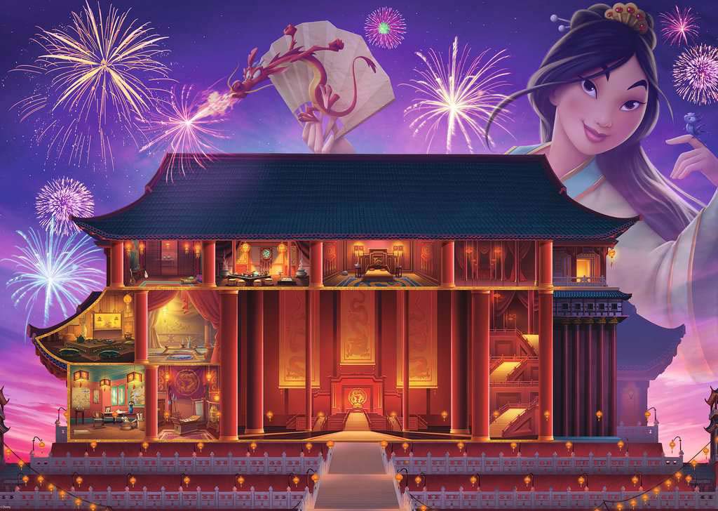 Disney Castles: Mulan Disney Princess Jigsaw Puzzle